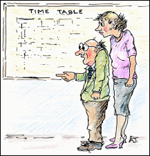 Bought TimeTable from St Mary's Cartoon - TimeTabler FAQs