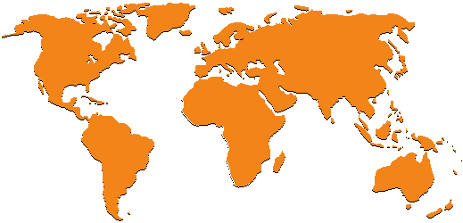 Map of the world - TimeTabler international testimonials