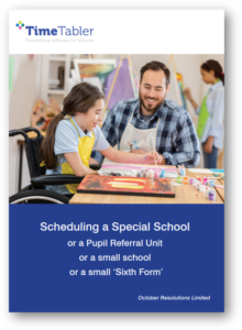 Scheduling a Special School / PRU Booklet Cover