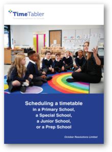 Scheduling a Primary, Special, Junior or Prep School Booklet Cover